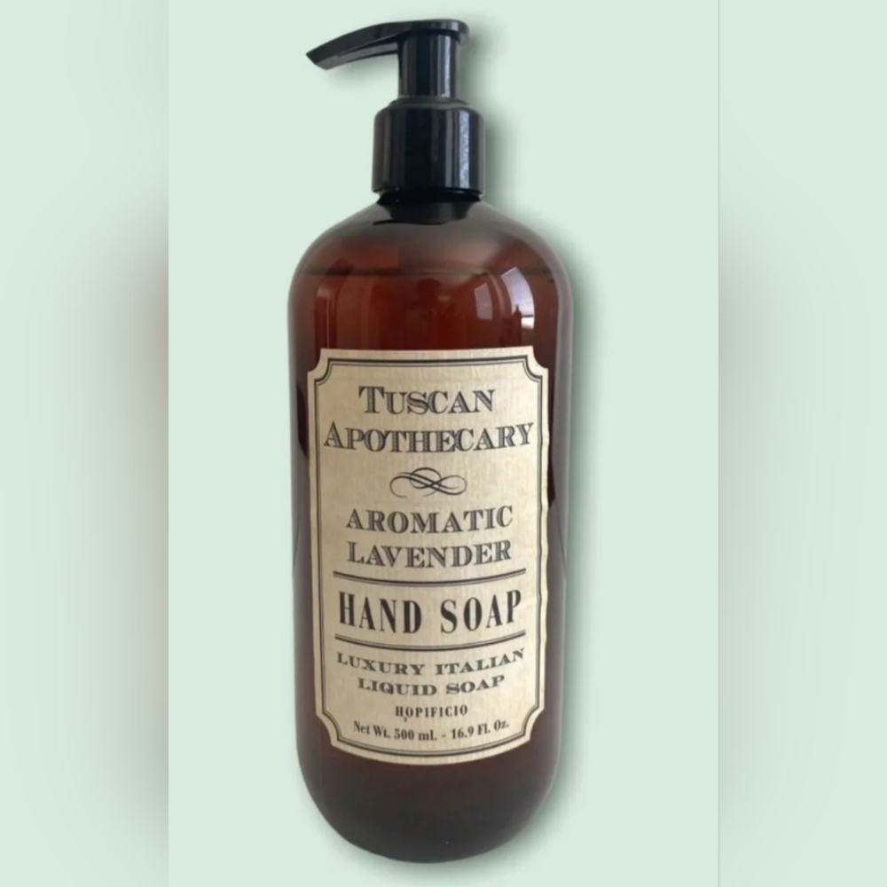 HOPIFICIO Tuscan Apothecary Luxury Country Rose Liquid Hand Soap